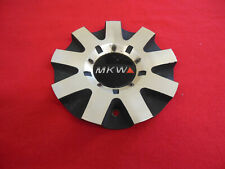 Mkw Custom Wheel Center Cap Gold Flat Black C-8014-a