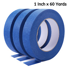 Htvront Blue Painters Tape 1 Inch X 60 Yards X 3 Rolls Masking Tape For Wall Us