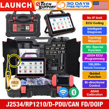 Launch X431 Pad Vii Pad 7 Cartruck Heavy Duty 24v Adas Diagnostic Scanner Tool