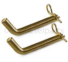 4 Inch Bent Hitch Pin For 2.53 Inch Trailer Receivers Class 5 Heavy-duty 2pk