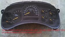 Chevrolet Tahoe Silverado Instrument Gauge Cluster Repair Service 03 04 2005 06