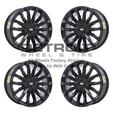 22 Cadillac Escalade Gloss Black Exchange Wheels Rims Factory Oem 4873 2021-23