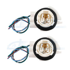 2pcs 3156 3056 3456 4156 Bulb Socket Brake Turn Signal Light Harness Wire Plug