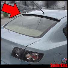 Spoilerking Rear Window Roof Wing Spoiler 284r Fit Mazda3 4dr Sedan 2003-2009 Bk