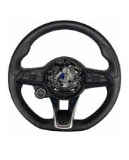Alfa Romeo Giulia Steering Wheel 2020 To 2021 Black Color Leather Oem 7at97u00aa