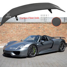 For Porsche 718 Cayman 47 Car Rear Trunk Spoilers Racing Wings Lip Carbon Look