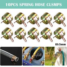 10pcs 316 5mm Fuel Line Hose Spring Clips Water Pipe Air Tube Clamps