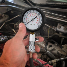 Cylinder Compression Tester Gas Petrol Engine Gauge Tool Kit For Car Motorcycle