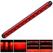 16 Red Truck Trailer Light Bar Led Stop Sequential Turn Tail Brake Lights Strip