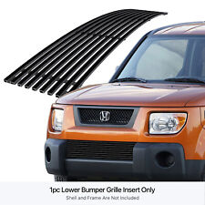 For 2003-2006 Honda Element Lower Bumper Stainless Black Billet Grille Insert