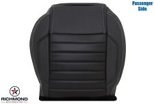 2011 2012 Mustang -passenger Side Bottom Replacement Leather Seat Cover Black
