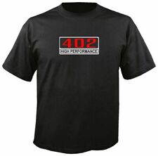 402 High Performance Black T Shirt Engine V8 Crate Motor Emblem Big Block Ss Bbc