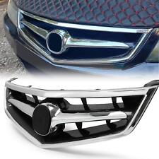 Fit New 2006 2007 2008 Acura Tsx Front Grill Grille Wchrome Molding 4-door 4dr