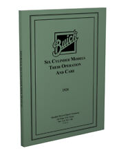 1924 Buick 6 Cylinder Car Shop Manual 24 Six Repair Service Book 186 Pages