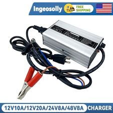 122448v 81020a Lithium Lifepo4 Deep Cycle Rechargeable Battery Smart Charger