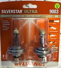 2 New Sealed Sylvania Silverstar Ultra 9003 12.8v 5560w Whiter Light Low Price