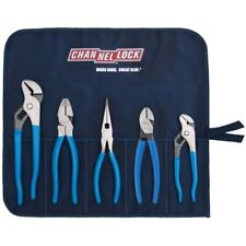Channellock Tool Roll-5 Professional Pliers Tool Set With Tool Rool 5 Pieces