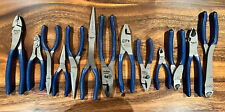 Newunused Snap On Masters 13 Pc Power Blue Pliers Set - Same Day 2 Day Ship