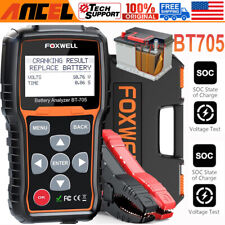 Foxwell Bt705 1224v Truck Car Battery Tester Load Charging System Analyzer Tool