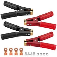 4pcs Battery Jumper Cable Clamps 1000a Pure Copper Battery Charge Clamps Heav...