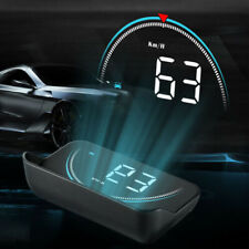 Car Smart Head Up Display Speedometer Hud Obd2 Speed Temp Tired Alarm Projector