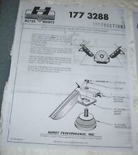 Hurst Instructions To Put Buick  322 364 401 425 Motors In Other Cars-177-3288