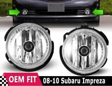 For 2008-2010 Subaru Impreza Wrx Sti Fog Lights Clear Bumper Driving Lamps Pair