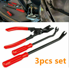 Heavy Duty 3pcs Car Trim Clip Upholstery Removal Tool Fastener Pin Pliers Puller