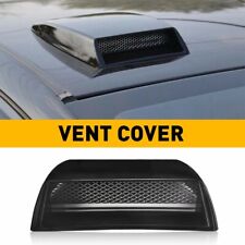 Car Suv Decorative Air Flow Intake Scoop Bonnet Vent Cover Hood Black Universal