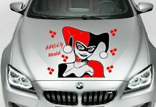 Tribal Harley Quinn Joker Graphic Vinyl Decal Truck Car Hood Sides