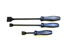 Snap-on Tools New 3pc Power Blue Hard Handle Rigid Carbon Scraper Set Csa300amb