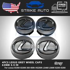 Set Of 4 Gray 62mm Wheel Center Hub Caps Hubcaps For Lexus 2006-2012 4260330590