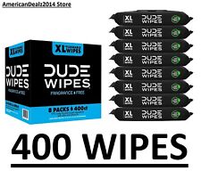 Dude Wipes Flushable Wipes Extra Large And Fragrance-free Wipes 400 Ct.