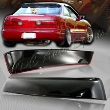 For 1994-2001 Acura Integra 2dr Coupe Black Abs Plastic Rear Roof Spoiler Wing