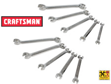 Craftsman 10 Pc Standard 14 - 78 Inch Metric 9 - 18mm Flare Nut Wrench Set