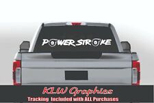 46 Powerstroke Banner Decal Sticker Turbo Diesel Truck 7.3 6.7 2500 Super Duty