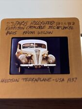 Hudson Terraplane 1937 Paris Catalog Automobile Photo 35mm Art Slide Auto A