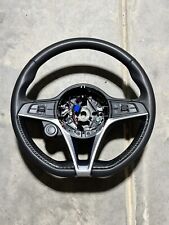2018 - 2019 Alfa Romeo Giulia Steering Wheel Leather Wheat Switch Buttons Oem
