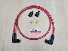 Tons 48 Red Silicone Spark Plug Wire 8mm Kit Suppression Core Universal 90
