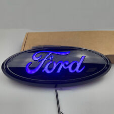 9 Inch Blue Led Static Light Emblem Oval Badge For Ford Truck F150 2005-2014