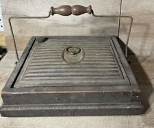 Antique Eureka Oil Heater With Handle Portable