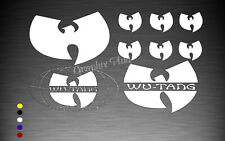 Wu Tang Street Wear Set Vinyl Decal Sticker Set X9
