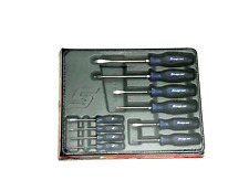 Snap-on Tools New Sgdx6040bmb 10pc Power Blue Combination Screwdriver Set Usa