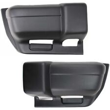 Bumper End Cap Set For 1997-01 Jeep Cherokee Front Textured 5dy40dx9 5dy41dx9ac