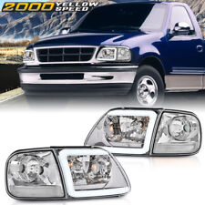 Fit For 97-03 Ford F15099-02 Expedition Chrome Led Drl Headlightscorner Lights