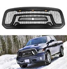 For 2013-2018 Dodge Ram 1500 Rebel Style Led Honeycomb Grill Grille Wletters