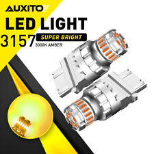 Auxito 3457 3757 3157 Led Amber Turn Signal Parking Drl High Power Light Bulbs F