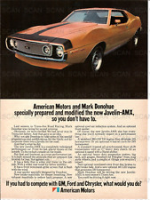 1971 American Motors Javelin-amx Vintage Magazine Ad