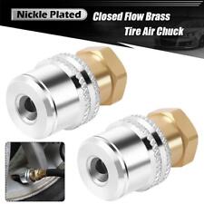 12pcs Lock On Air-chuck 14npt Closed Flow Brass Tire Air-chuck For Inflator Be
