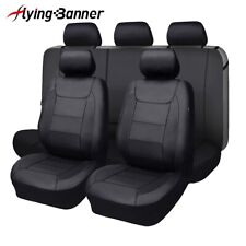 Car Seat Cover Fit Armrest Pu Leather Easy Installation Carbon Fiber Quality Men